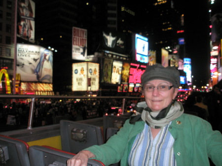 Philipa in Time Square