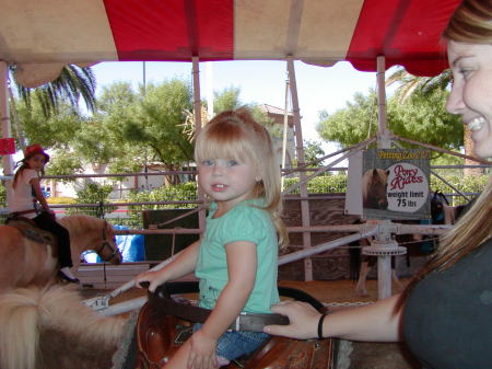 Natalie on pony