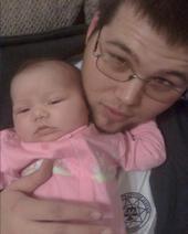 Zachary and my perfect granbaby Jayna Leigh