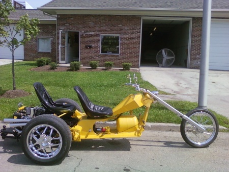 chopper trike i built this early summer for us