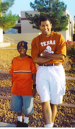 Me and Eric Jr. at Fort Bliss, El Paso