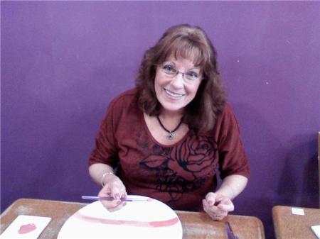 Painting Pottery on my 50th Birthday
