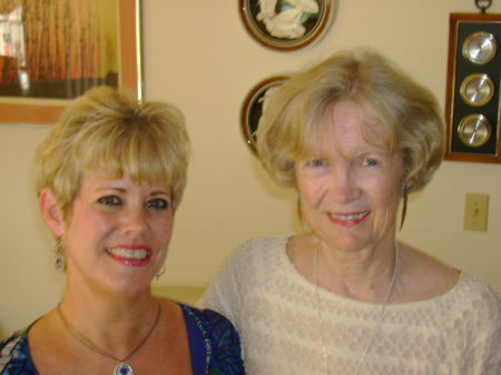 Mother and me, July 2007