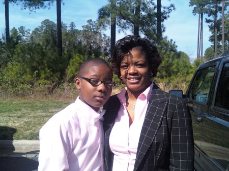 Me and my son Najee March 2009