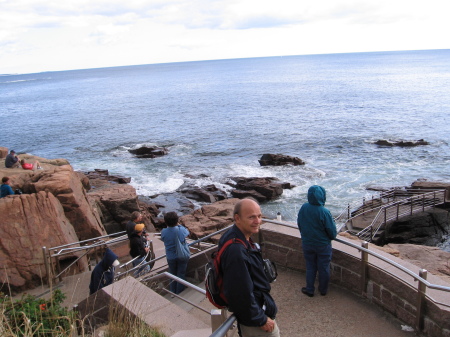 Bill at Thunder Hole, Acadia Nat'l Park