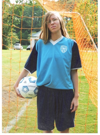 daughter Caitlyn, my soccer star