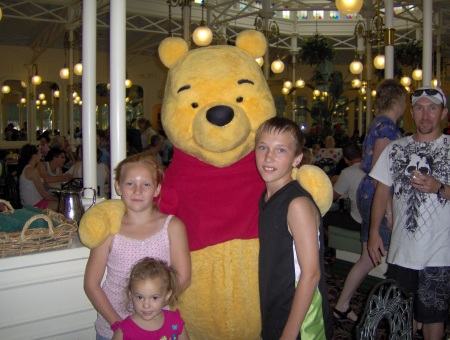 crystal palace w/ POOH & FRIENDS