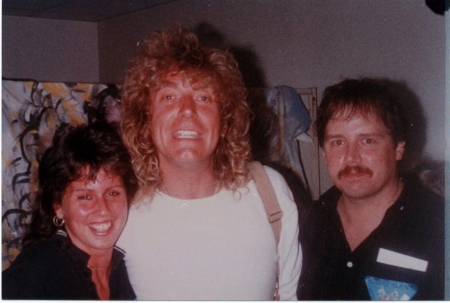 Robert Plant - Led Zeppelin, me & my sister.