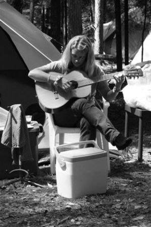 2009 Camping Blues in Black and White