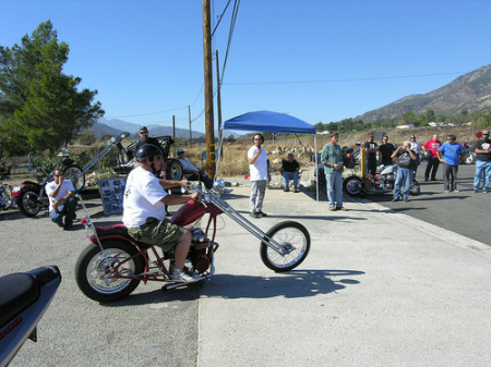 Street Chopper Magazine 40th ride.  Devore, CA