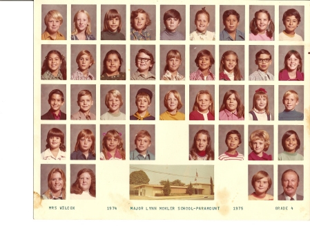 1974/75  4th grade Mrs. Wilcox / Miss Pierce