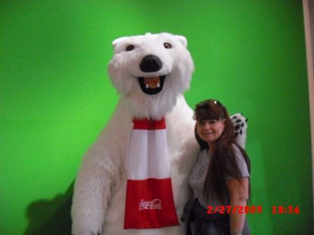 Coca Cola Bear and Me in Las Vegas 02/2009