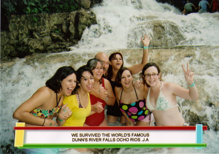 We survived the falls in Jamaica