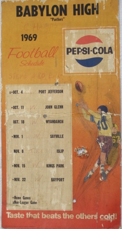1969 Football Schedule