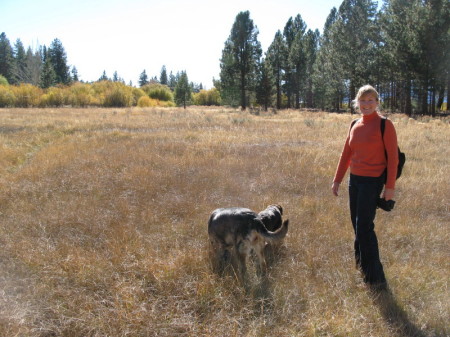 Susie at the Lam-wa-ta Trail Tahoe