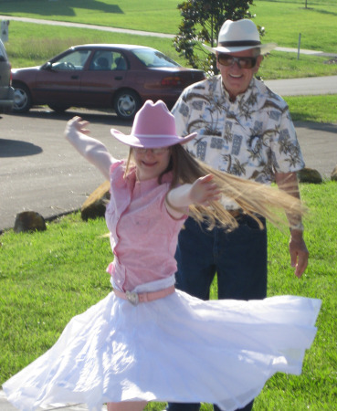 Sydney and Papa Welly