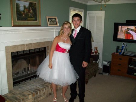 Haley and her Prom date Chris