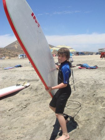 Surfing in Cabo 2009