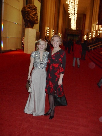 Olga and friend Elena at Kennedy Center