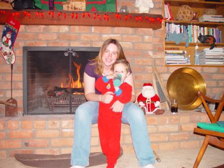 Alex and I Christmas 2004