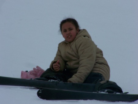 3rd grade skiing trip, 2008