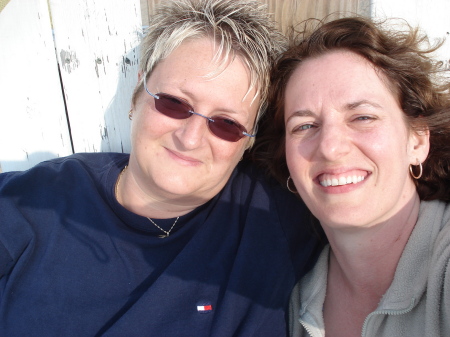 Leanna and I at Walnut Beach (2008)