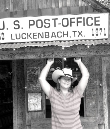 Kim in Luckenbach