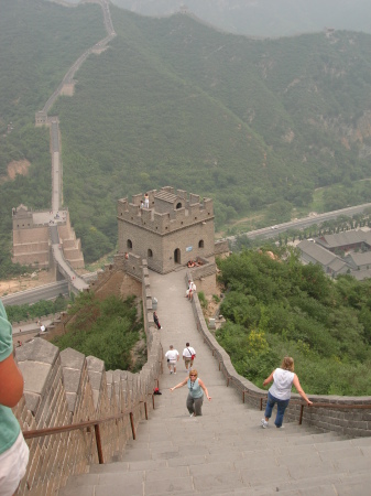 We climbed the Great Wall of China....