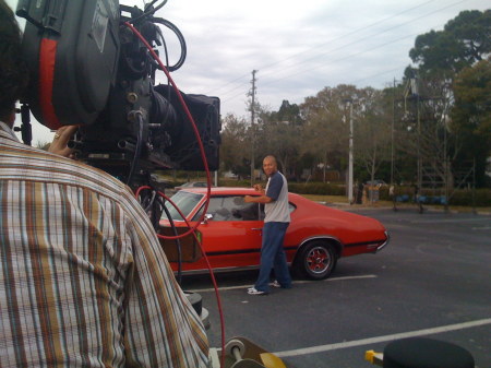 filming Vernon Wells for Blue Jays 2009