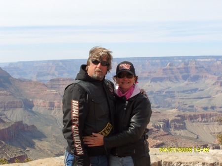 Dave and I at the Grand Canyon 2008
