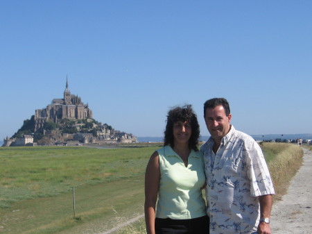 Hughes & I at Mont Saint-Michel, France