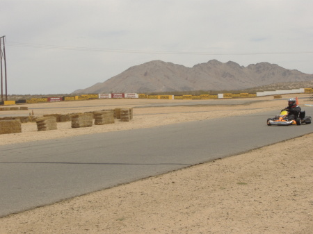 Me in my go-kart at Grange.