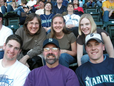 Family at Seattle Mariners