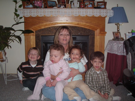 Me & my pride and joys ~ all my grandbabies ~