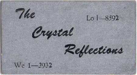 Crystal Reflections Business Card - Silver