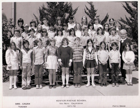 Kester Avenue School 1971-72