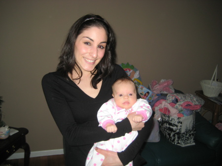 Isabella with Aunt Stephanie