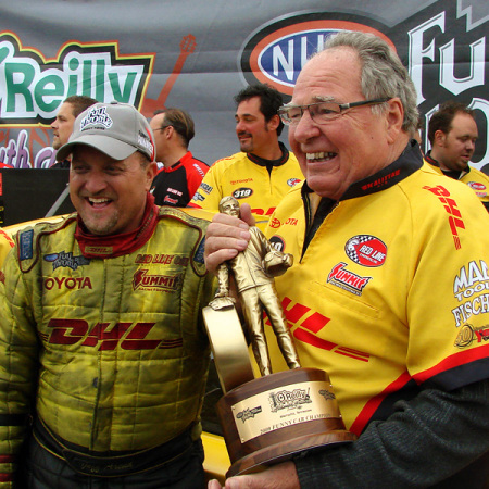 Me and Connie Kalitta celebrating our win!