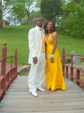 son & prom date 4/24/09