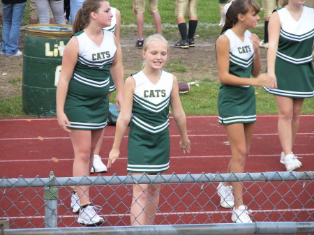 My daughter Ashley as a Pinelands Cheerleader