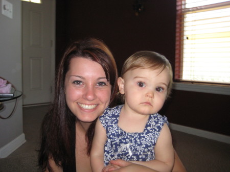 Aunt Amanda with niece, Brooke