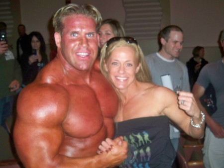 Me and Jay Cutler, former Mr. Olympia