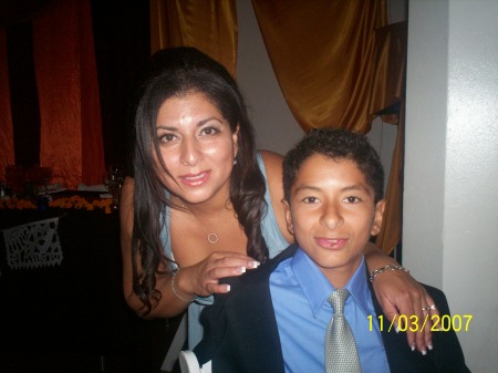 My son and I Nov. 2007