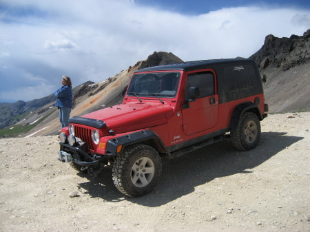 Top of Cinnamon Pass