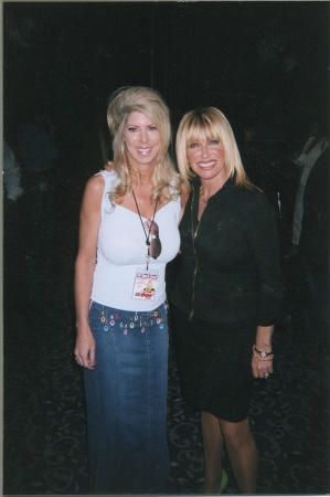 Chelle with Suzanne Somers