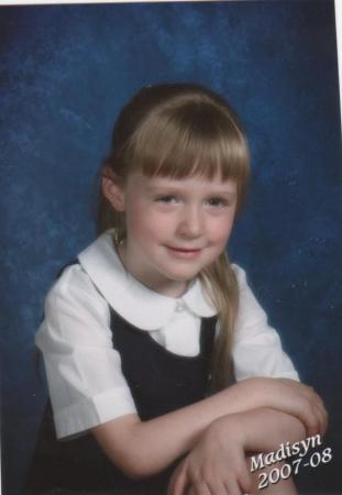 madisyn's 1st grade picture