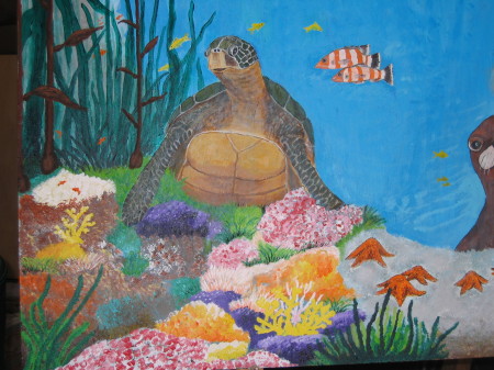 Turtle from mural