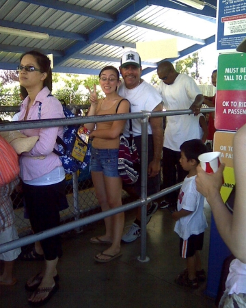 Daughter Cortney & I - Calif.Great America '08