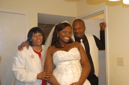 My, my husband Howard and Jadee