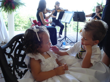 Anna & Dawson at Lori's Wedding
